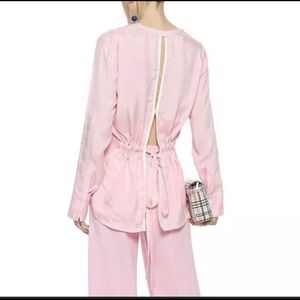 Sandro open back Blouse